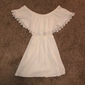 White sun dress